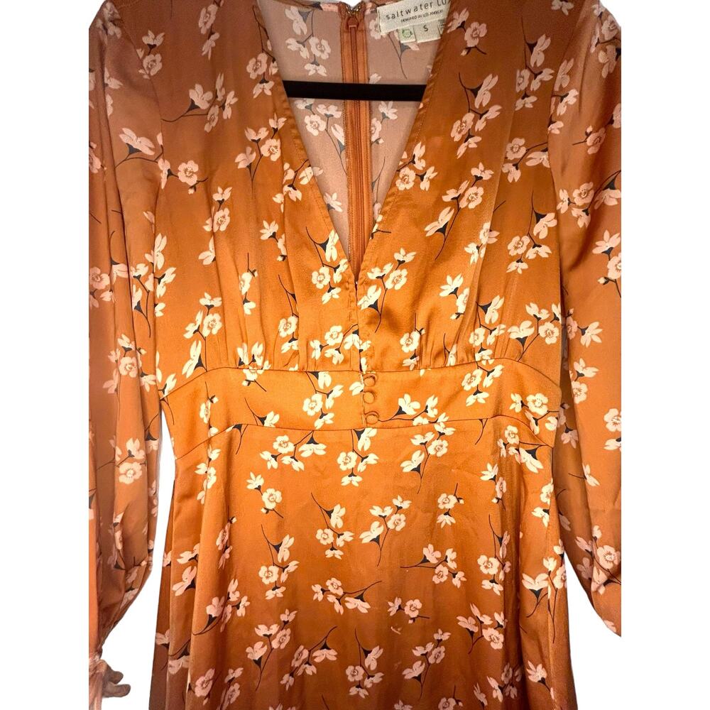 Saltwater Luxe Floral Mini Dress - Size S - Picture 3 of 16